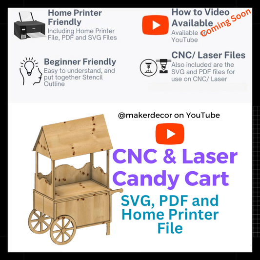 CNC Laser Candy Cart File