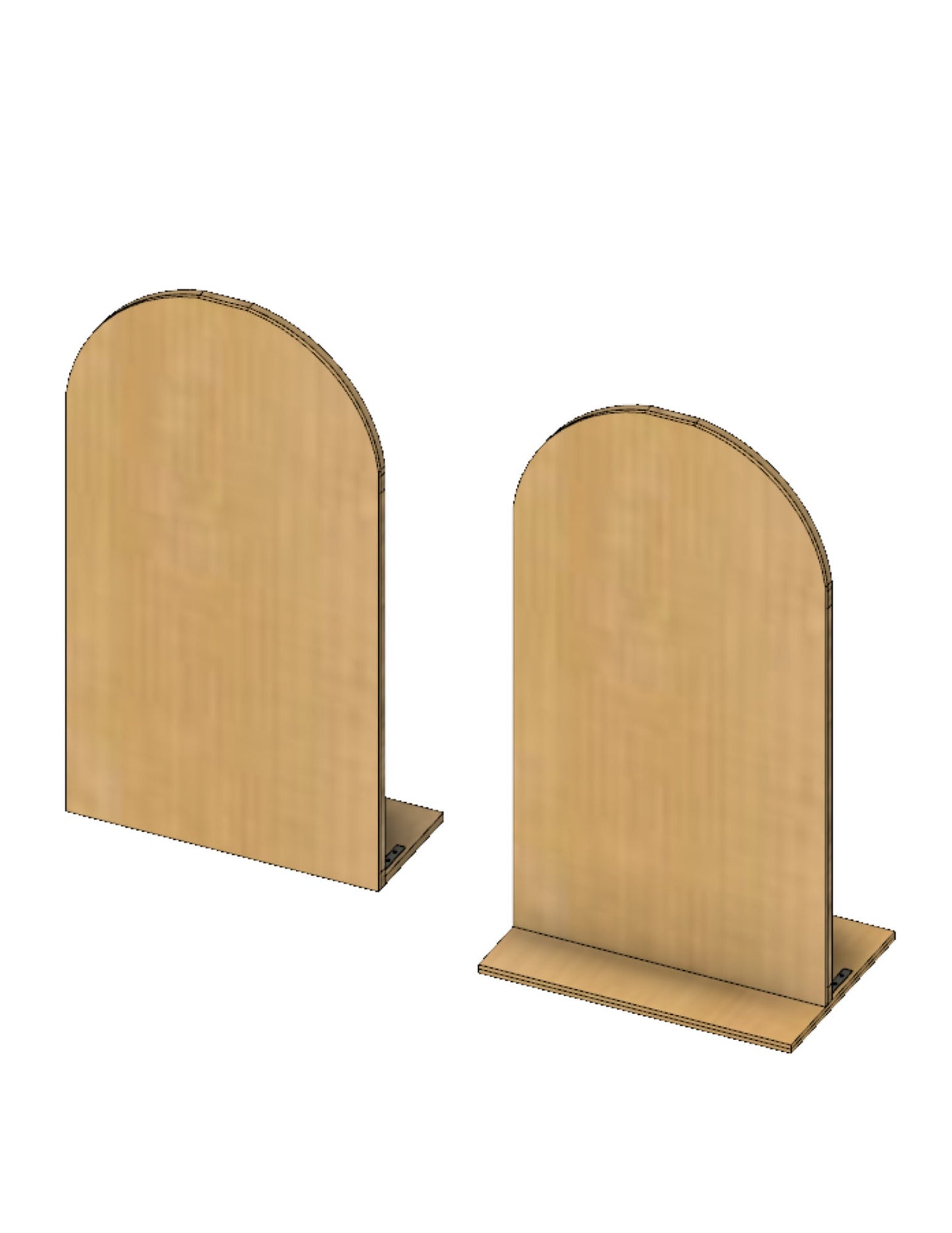 Round Top Backdrop PLANS with Measurements