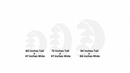 Moon & Clouds Template in PDF and SVG Files