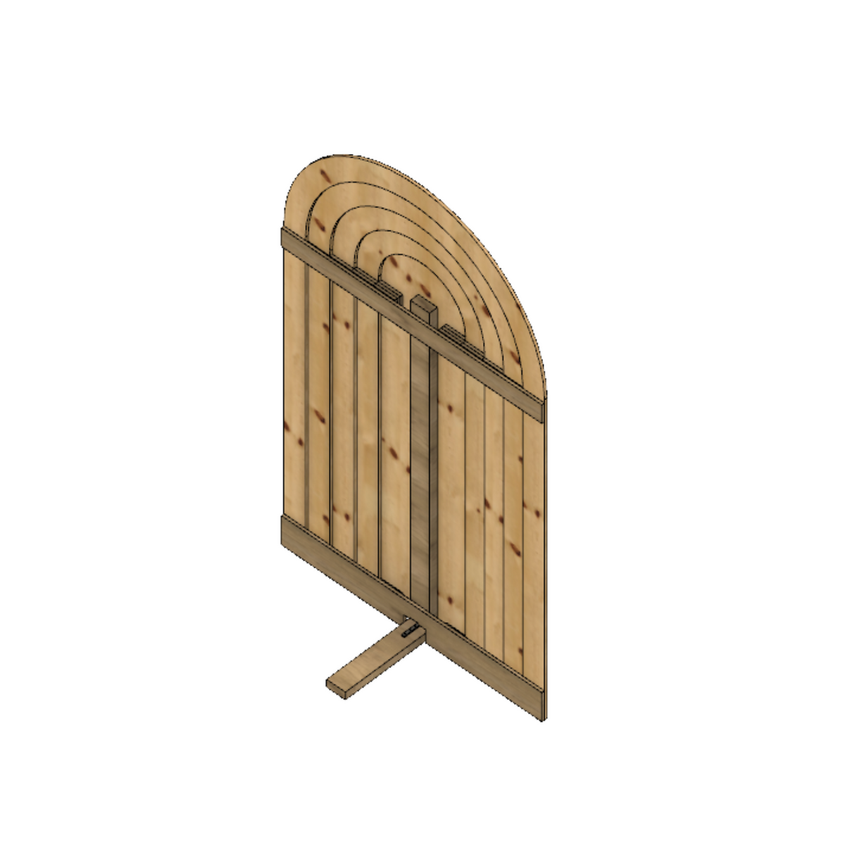 Layered 3D arch PLANS with Measurements – Makerdecorshop