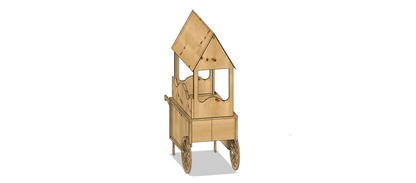 CNC Laser Candy Cart File