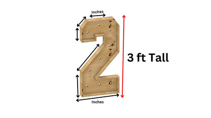 Marquee #2 Full Measurement Plans 3ft Tall