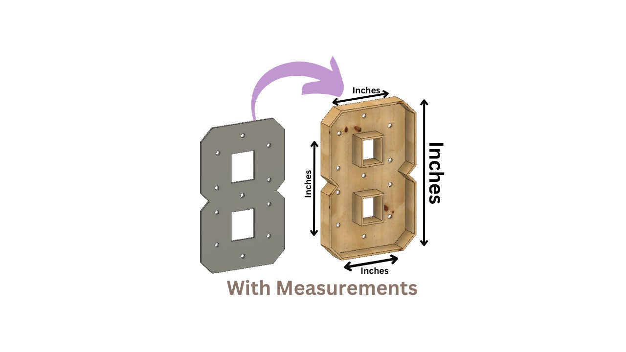 Marquee #8 Full Measurement Plans 4ft Tall