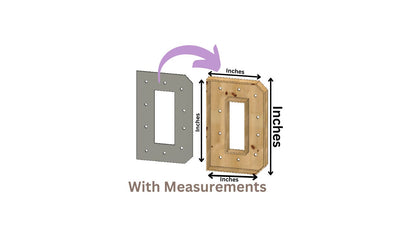 Marquee (D) Full Measurement Plans 4 ft Tall