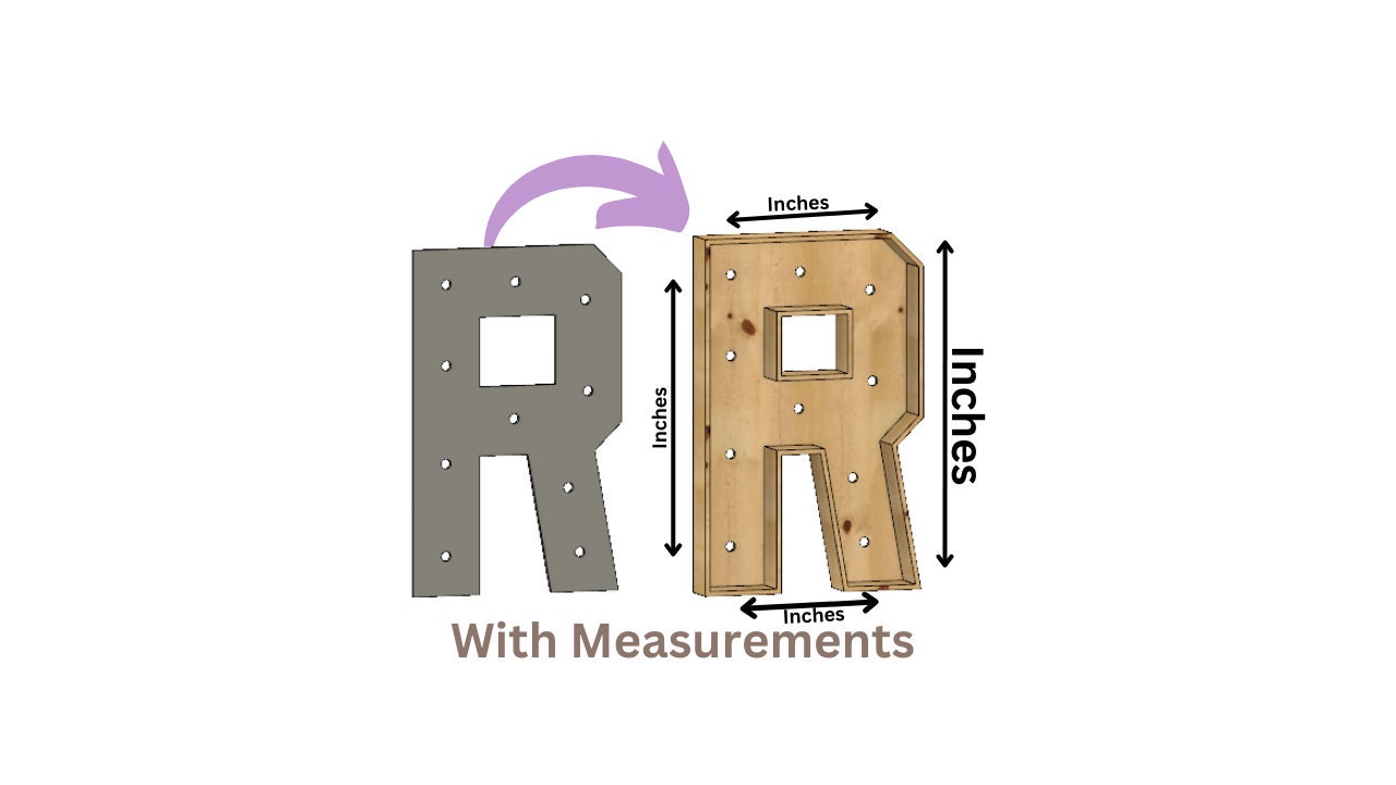 Marquee (R) Full Measurement Plans 4ft Tall