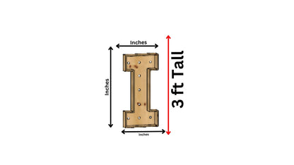 Marquee Package A-Z Letters Full Measurement Plans 3ft Tall Directions Digital Download