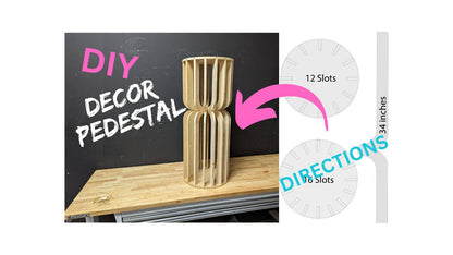 Plinth Prop Table Decoration Plans