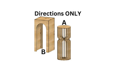 Plinth Prop Table Decoration Plans